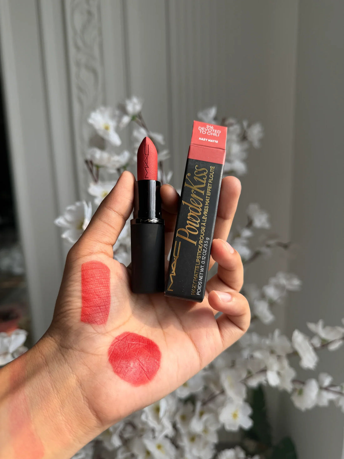 MAC Powder Kiss Lipstick | Soft Matte Hydrating Lipstick with Weightless Finish