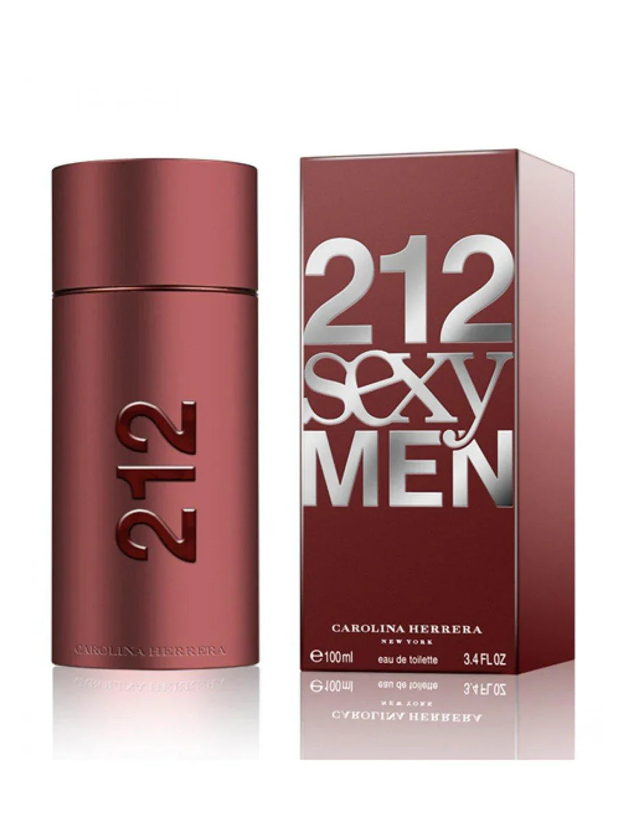 Carolina Herrera 212 Sexy Men Eau De Toilette 100ml | Warm Spicy Long-Lasting Men’s Fragrance
