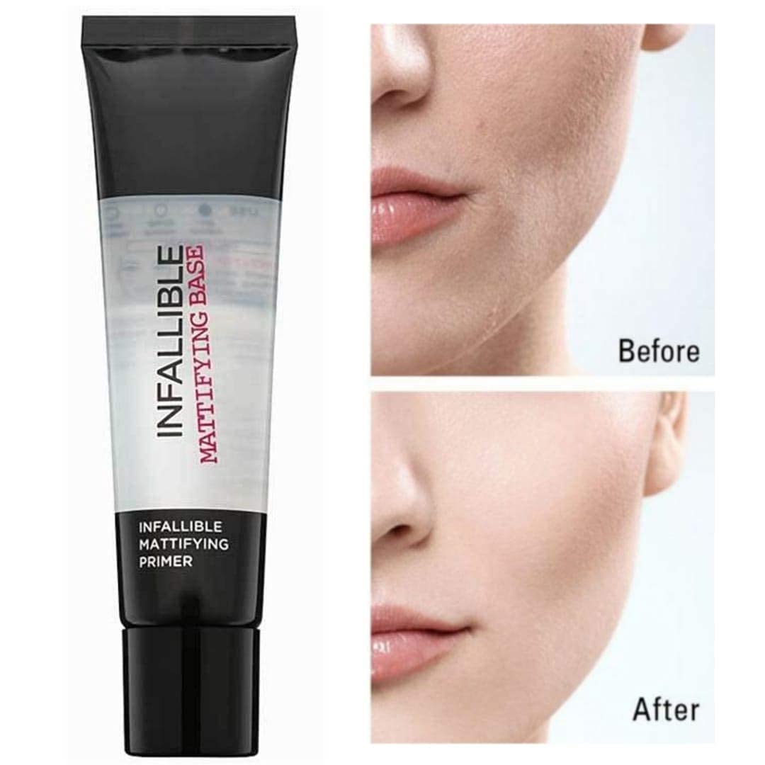 L'Oréal Paris Infallible Mattifying Primer Base – Oil Control & Smooth Makeup Base
