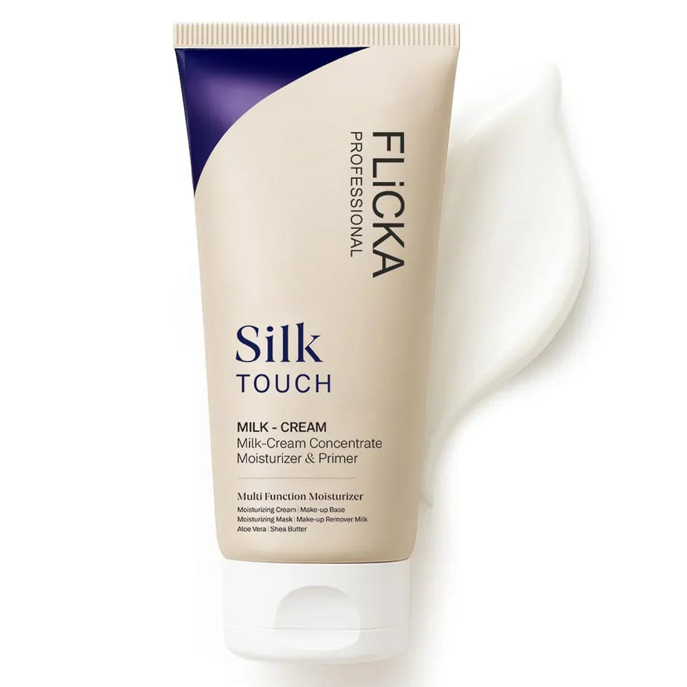 FLiCKA Silk Touch 3-in-1 Moisturizer & Primer 60g – Hydrating, Lightweight, Long-Lasting Makeup Base for All Skin Types