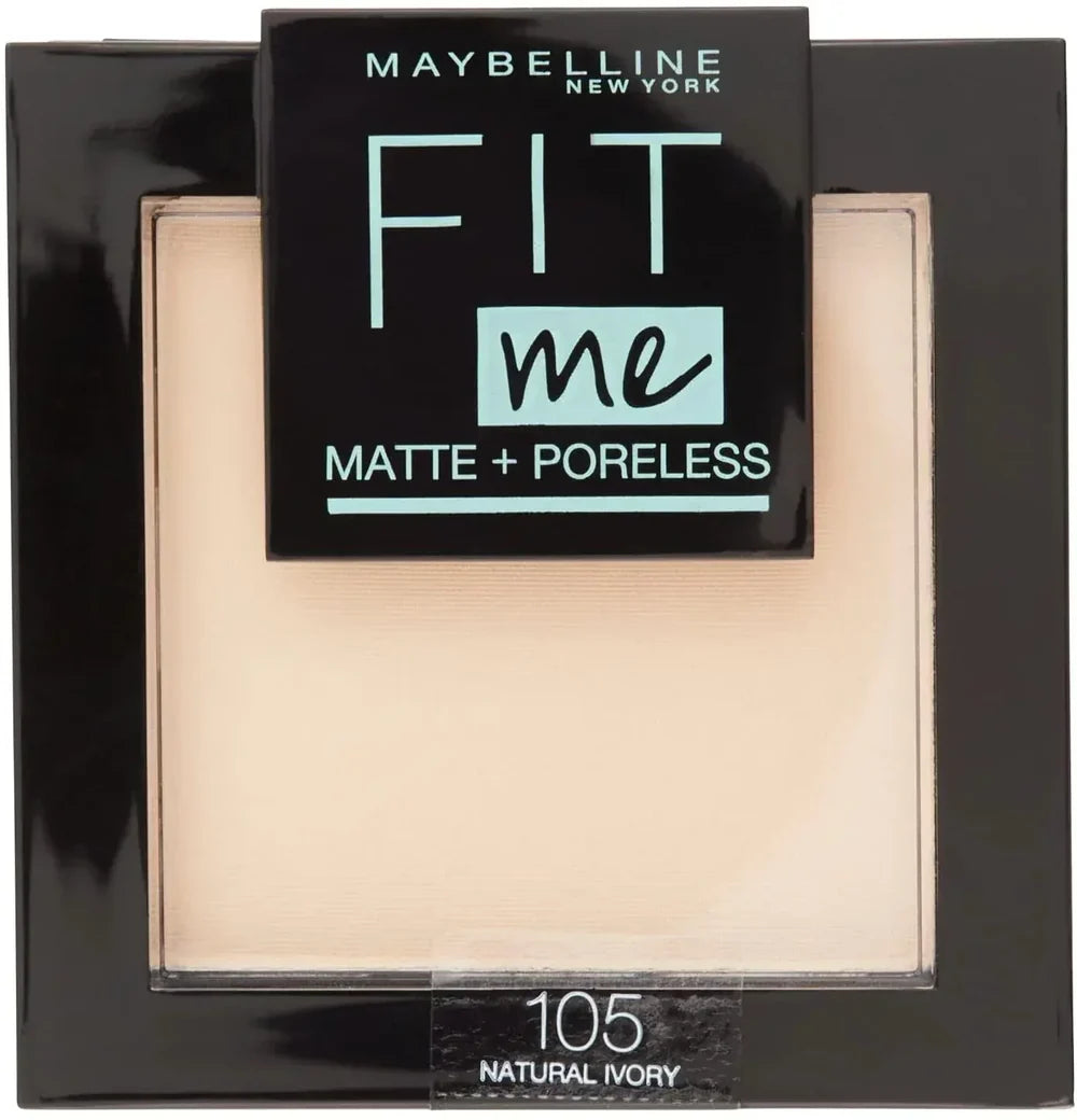 Maybelline Fit Me Matte + Poreless Powder | Shine-Control Face Powder for a Smooth Matte Finish