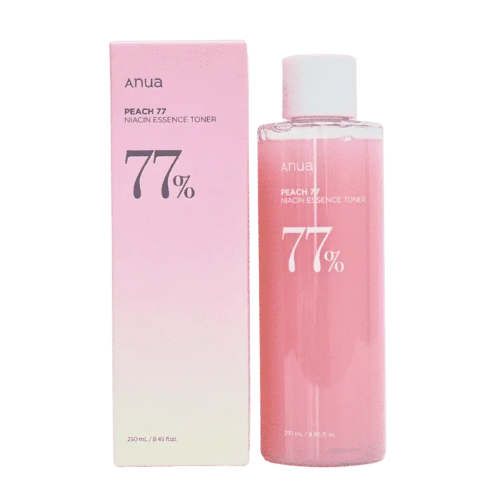 ANUA Peach 77 Niacin Essence Toner 250ml | Brightening & Hydrating Facial Toner