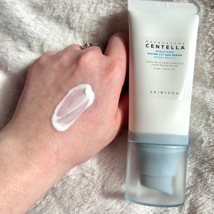 SKIN1004 Madagascar Centella Hyalu-Cica Water-Fit Sun Serum SPF50+ PA++++ 50ml | Hydrating Sunscreen