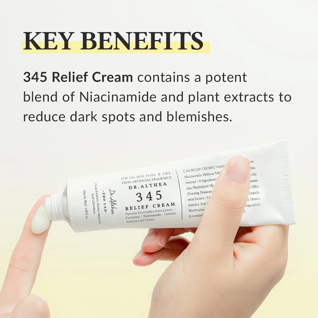 Deal: Dr. Althea 345 Relief Cream Mist & 345 Relief Cream | Hydrating Skin Barrier Care Duo