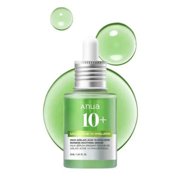 Anua Azelaic Acid 10% + Hyaluron Redness Soothing Face Serum 30ml – Anti-Redness & Hydrating Skincare