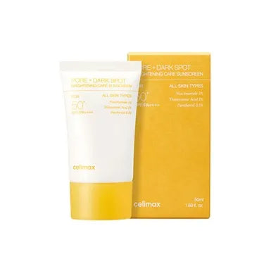 Celimax Pore + Dark Spot Brightening Care Sunscreen SPF 50+ PA++++ 50ml | Brightening Face Sunscreen