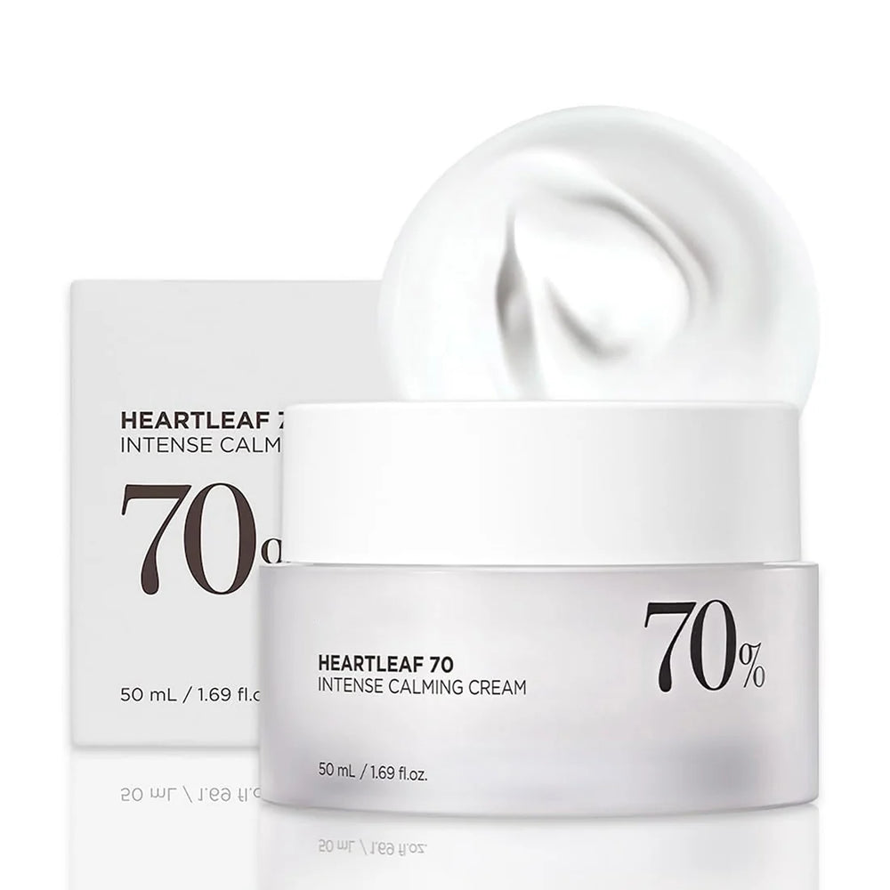 ANUA Heartleaf 70% Intense Calming Cream 30ml | Soothing & Moisturizing Face Cream for Sensitive Skin