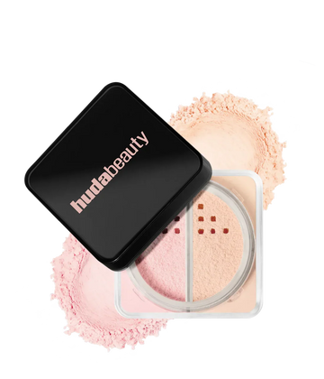 Huda Beauty Easy Bake Loose Powder Duo | Long-Lasting Baking & Setting Powder Set