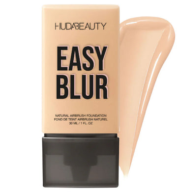 HUDA BEAUTY Easy Blur Natural Airbrush Foundation With Niacinamide | Smooth Medium-to-Buildable Coverage