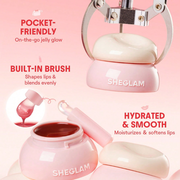 SHEGLAM Hydra Jelly Pocket Lip Jam – Hydrating Glossy Lip Balm with Jelly Finish