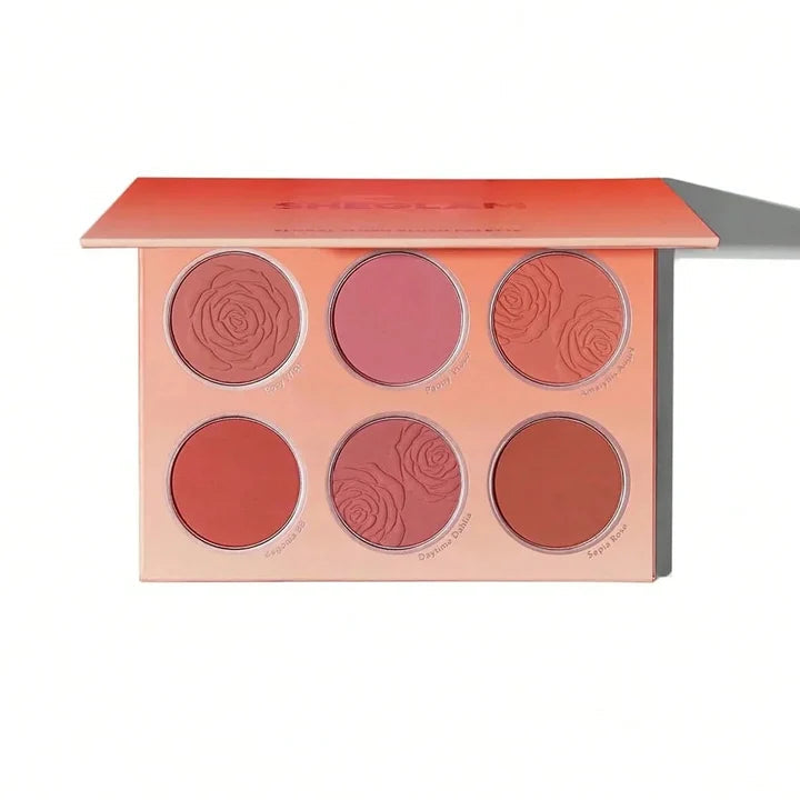 SHEGLAM Floral Flush Blush Palette – Blushing Bouquet Pink | Multi-Shade Powder Blush Palette