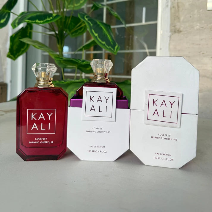 KAYALI Lovefest Burning Cherry 48 Eau de Parfum 100ml | Warm Cherry Perfume for Women