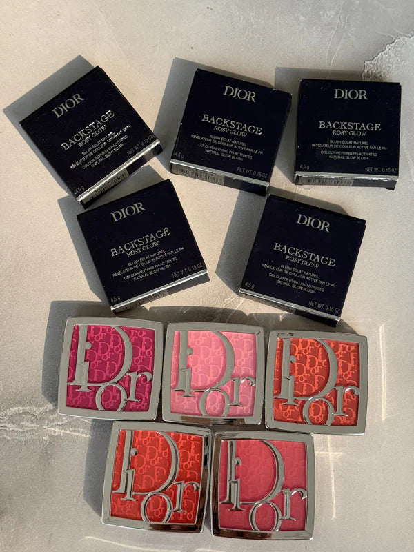 Dior Backstage Rosy Glow Powder Blush | Buildable Color-Adapting Powder Blush for a Natural Radiant Finish