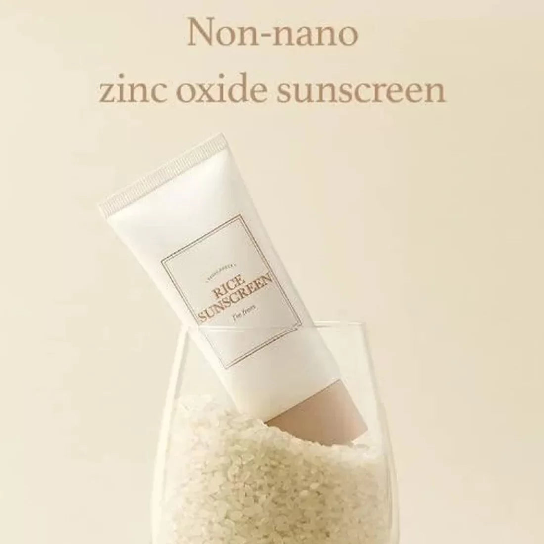 I'M FROM Rice Sunscreen SPF50+ PA++++ 50ml | Hydrating Daily Sun Protection for Radiant Skin