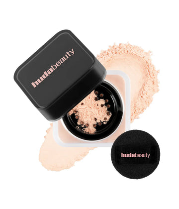Huda Beauty Baby Bake Mini Easy Bake Loose Baking & Setting Powder 6g | Travel Size Long-Lasting Setting Powder