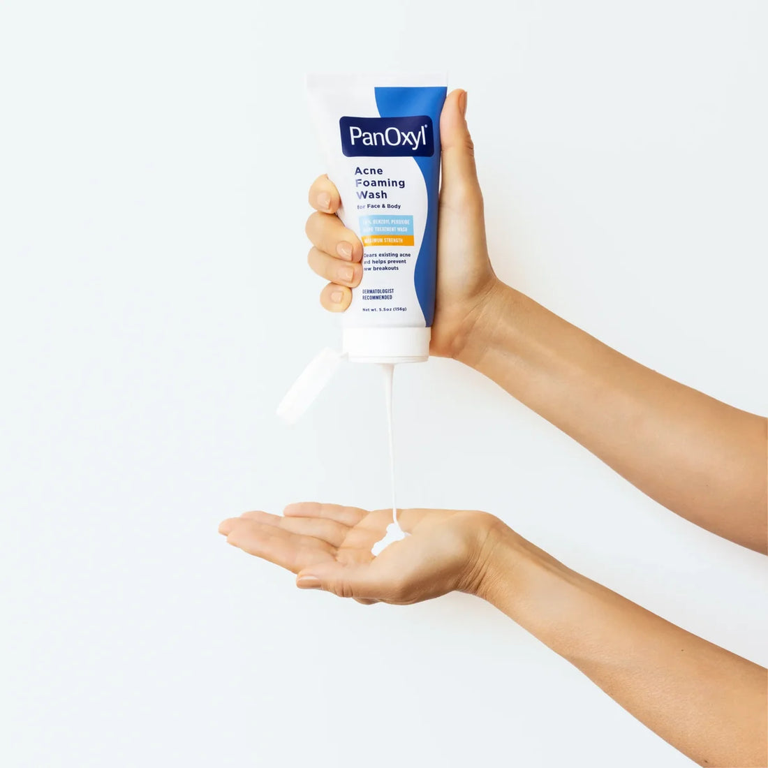 PanOxyl Acne Foaming Wash 10% Benzoyl Peroxide | Maximum Strength Acne Cleanser