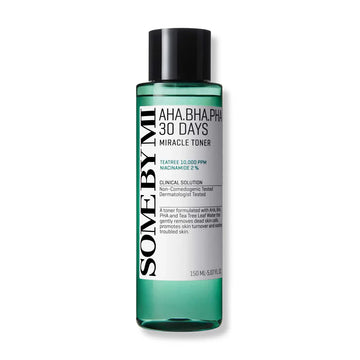 SOME BY MI AHA, BHA, PHA 30 Days Miracle Toner 150ml | Gentle Exfoliating & Pore Care Facial Toner