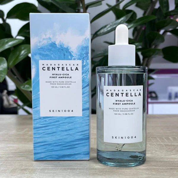 SKIN1004 Madagascar Centella Hyalu-Cica First Ampoule 100ml | Deep Hydration & Soothing Barrier Repair Serum