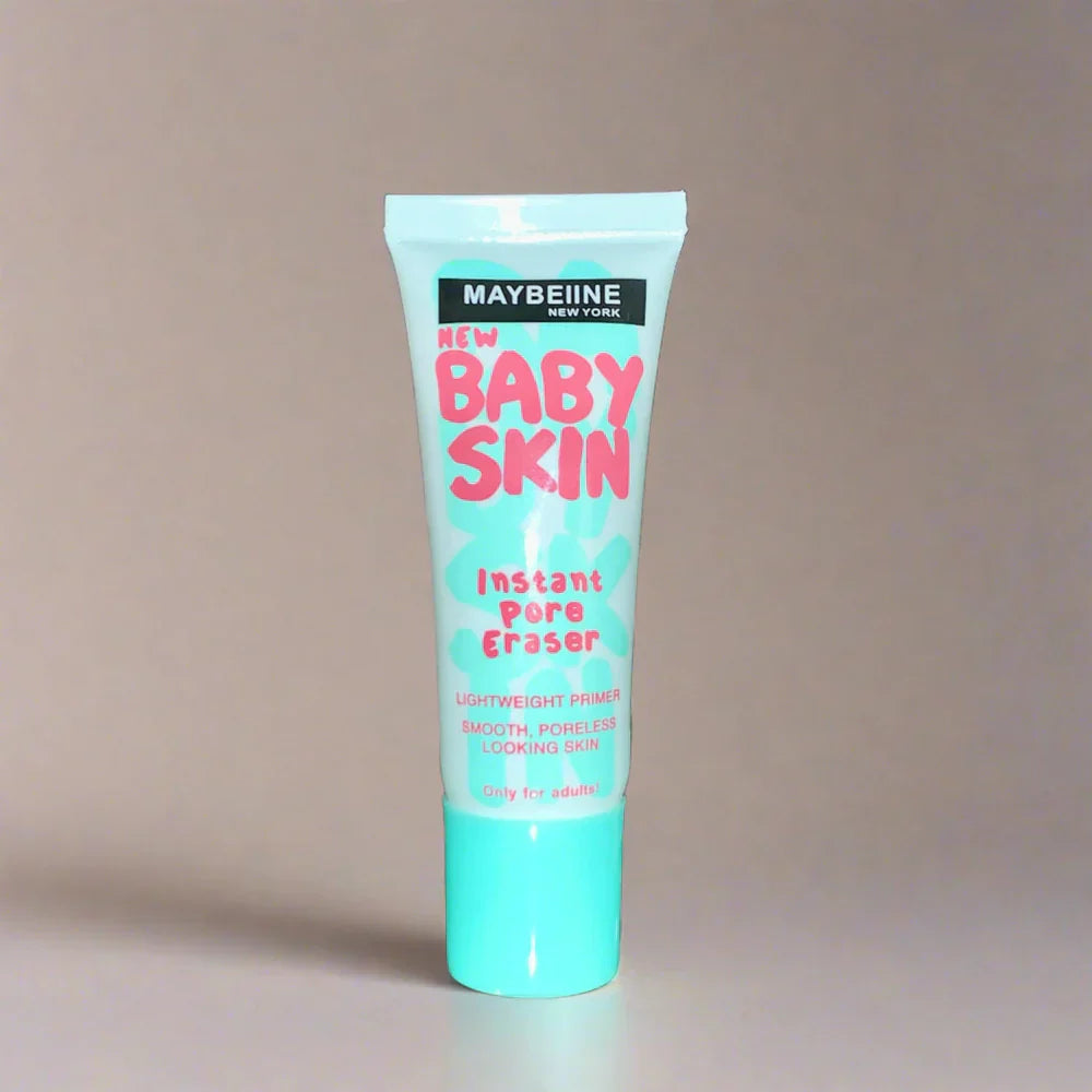 Maybelline New York Baby Skin Instant Pore Eraser Primer Pack of 3 – Smooth & Matte Base for Flawless Makeup