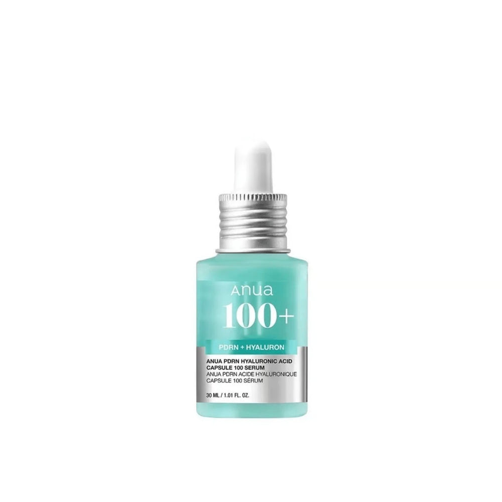 ANUA PDRN + Hyaluron Capsule 100 Serum 30ml | Hydrating & Plumping Facial Serum
