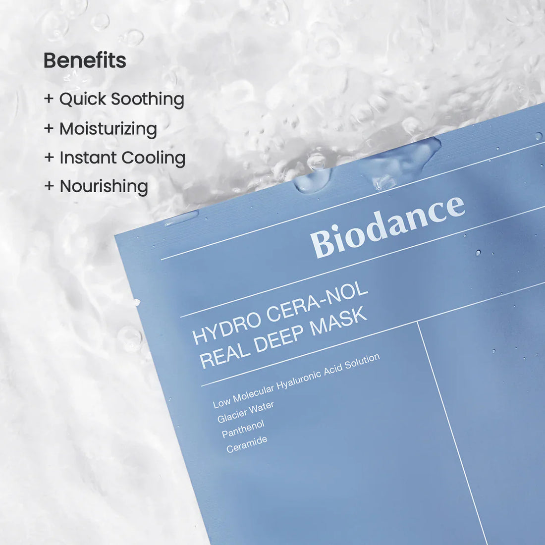 BIODANCE Hydro Cera-nol Real Deep Mask | Deep Hydration & Barrier Repair Sheet Mask
