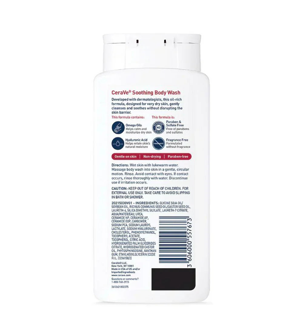 CeraVe Soothing Body Wash|For Dry Skin