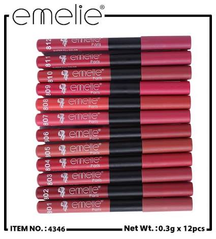 Emelie Cosmetics Matte Lip & Eye Pencil | Long-Lasting Waterproof Lip & Eye Liner