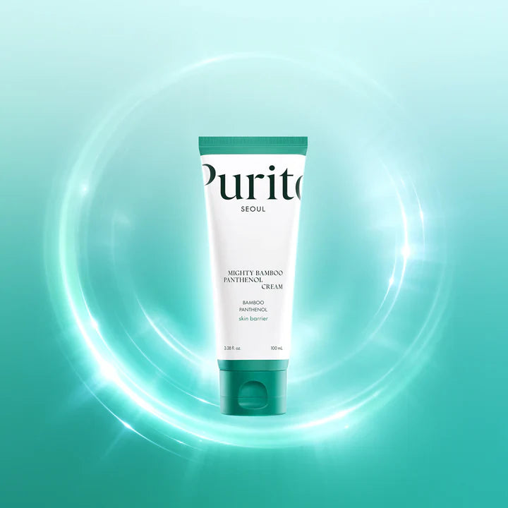 Purito Seoul Mighty Bamboo Panthenol Cream (100ml) | Deep Hydration & Skin Barrier Repair Moisturizer