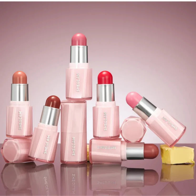SHEGLAM Buttery Bliss Blush Stick | Creamy Buildable Blush for a Soft Natural Flush