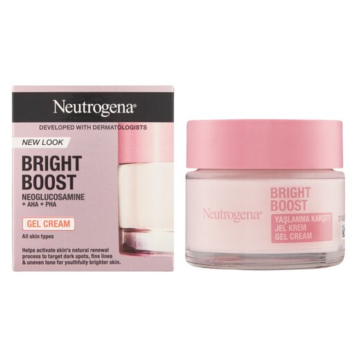 Neutrogena Bright Boost Gel Cream 50ml | Brightening & Hydrating Face Moisturizer